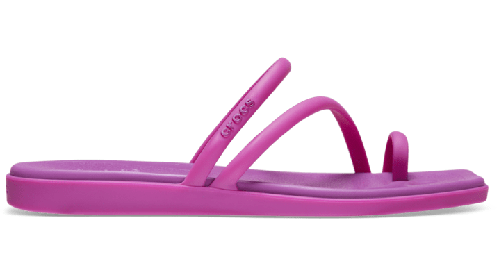 Crocs Women's Miami Toe Loop Sandal In Pink