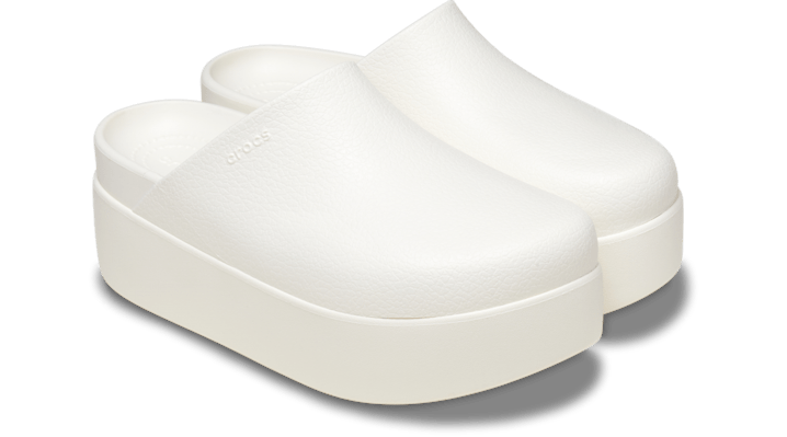 Crocs | Women | Dylan Platform | Clogs | Chalk | - 209869-0WV