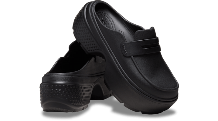 Crocs Stomp Loafer Klompen Unisex Black / Black - 209937-060