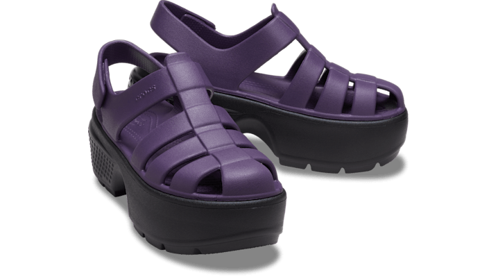 Crocs unisex Stomp Fisherman Sandals Dark Iris - 209938-5AS