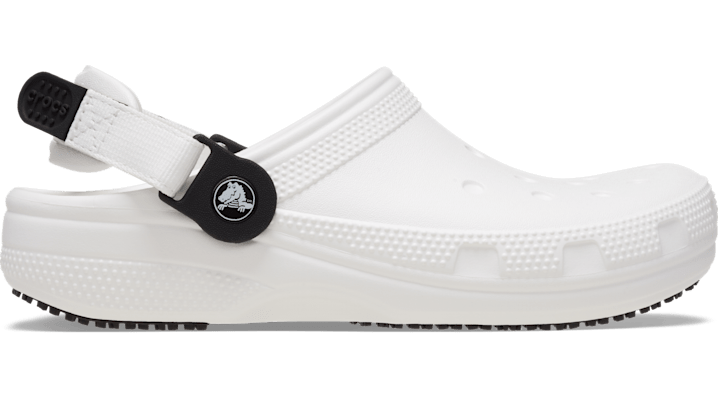 Crocs Pfd Classic Slip Resistant Work Clog In White