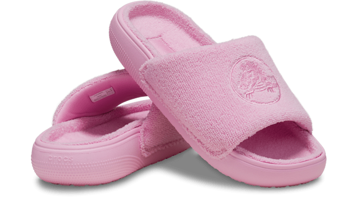 Crocs  Tap-dancing Classic Towel Slide  (women) - 209962-6WY