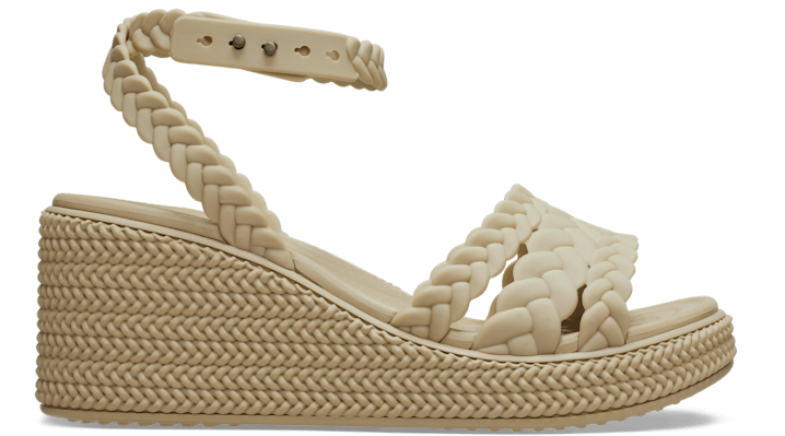 

Brooklyn Woven Ankle Strap Wedge