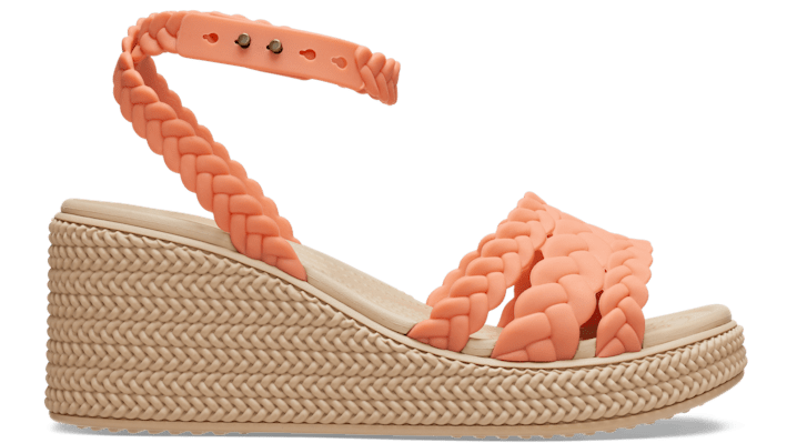 

Brooklyn Woven Ankle Strap Wedge