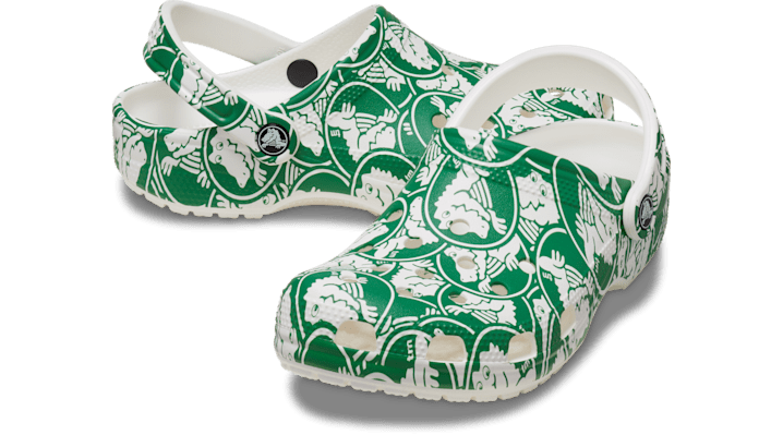 Crocs | Unisex | Classic Duke Print | Clogs | Green Ivy | - 210003-3WH