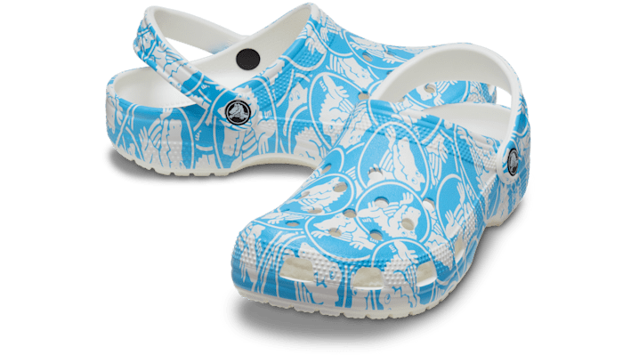 Crocs | Unisex | Classic Duke Print | Clogs | Venetian Blue | - 210003-4OX