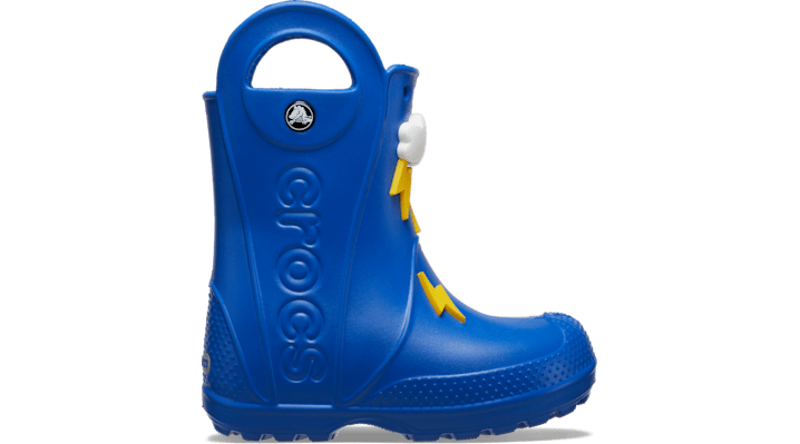 Crocs Handle It Lightning Bolt Rain Boot Bottes Enfants Blue Bolt 34
