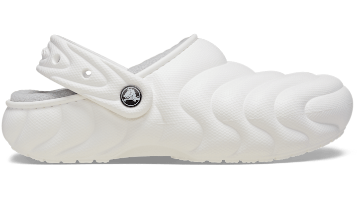 Shop Crocs Classic Lined Overpuff Sabots Unisex White 46