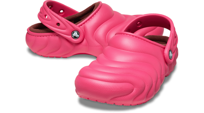 Crocs Classic Lined Overpuff Klompen Unisex Dragon Fruit - 210059-6ZQ