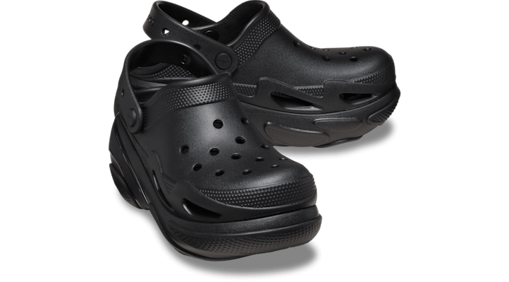 Crocs | Unisex | Bubble Crush | Clogs | Triple Black |