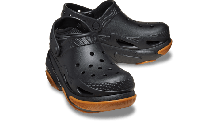 Crocs Bubble Crush Klompen Unisex Black / Gum - 210061-0WS