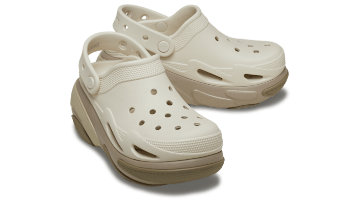 Crocs unisex Bubble Crush Clogs Taupe - 210061-214