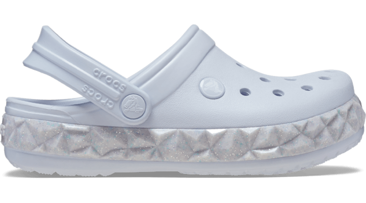 Crocs Kids' Crocband™ Geometric Glitter Band Clog; Dreamscape