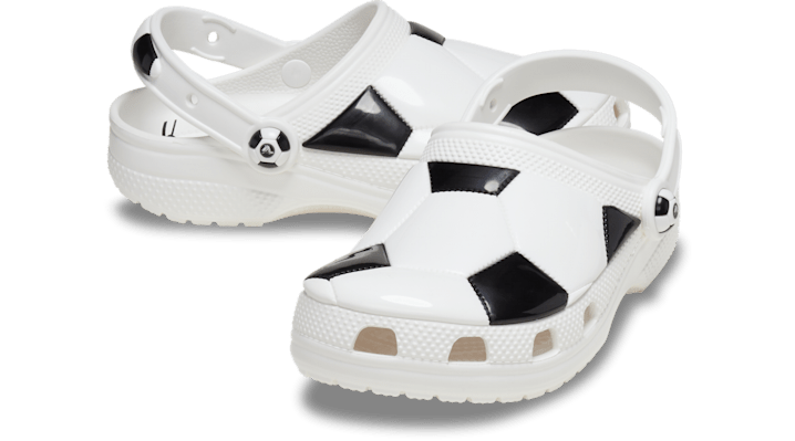 Crocs Classic Soccer Klompen Kinder White / Black - 210157-103