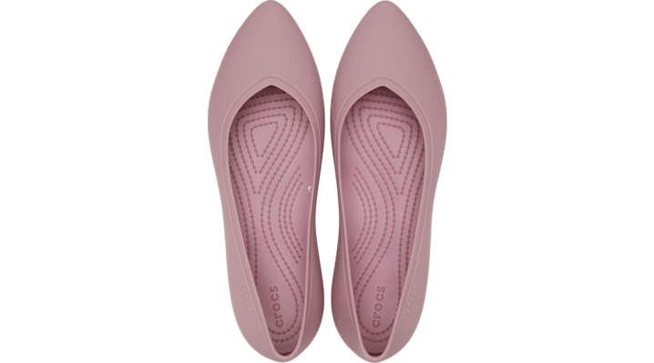 Crocs Brooklyn Pointed Flat In Cassis