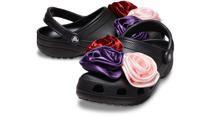 Crocs  Clogs (Shoes) Classic Rosette Clog  (women) - 210388-001