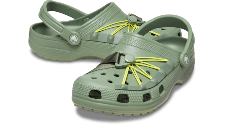 Crocs Classic Bungee Cord Klompen Unisex Moss/Multi - 210393-3WP