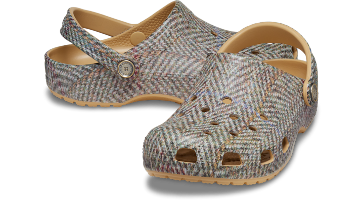 Crocs Classic Tweed Klompen Unisex Wheat - 210403-209