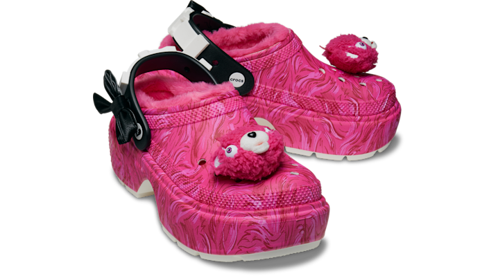 Crocs unisex Fortnite X Stomp Lined Cuddle Team Leader Clogs Pink Multi - 210497-9DD