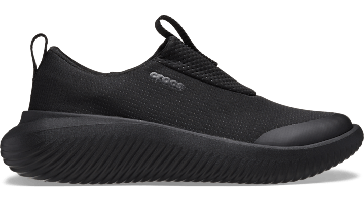 Shop Crocs Mellow Ease Sneakers Unisex Black / Black 45 In Black/black