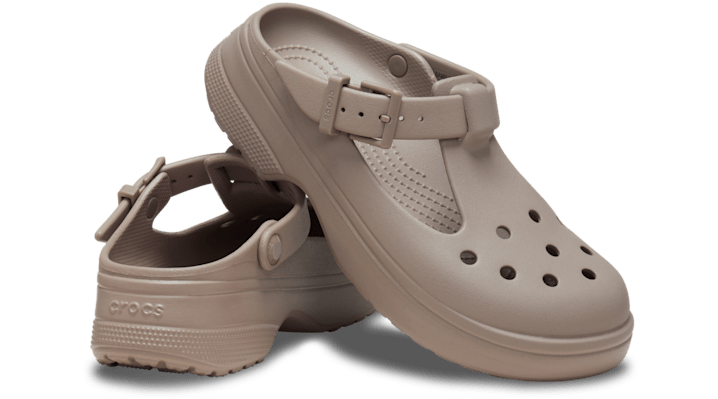 Crocs unisex Classic Mary Jane Clogs Taupe - 210581-214