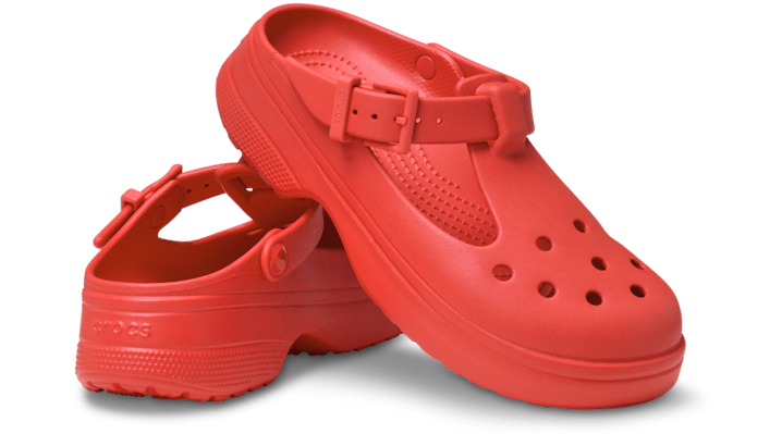Crocs unisex Classic Mary Jane Clogs Cherry Red - 210581-6ZR