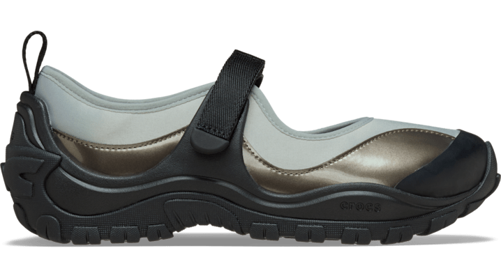 Crocs women Terre Shoes Black / Silver Metallic - 210639-923