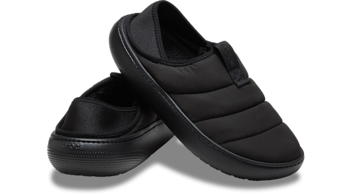 Crocs | Unisex | Classic Puff Moc | Shoes | Black / Black | - 210706-060