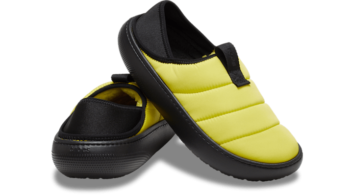 Crocs Classic Puff Moc Schoenen Unisex Cyber Yellow / Multi - 210706-77K