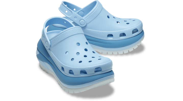 Crocs Mega Crush Matte Klompen Unisex Blue Calcite - 210749-4NS