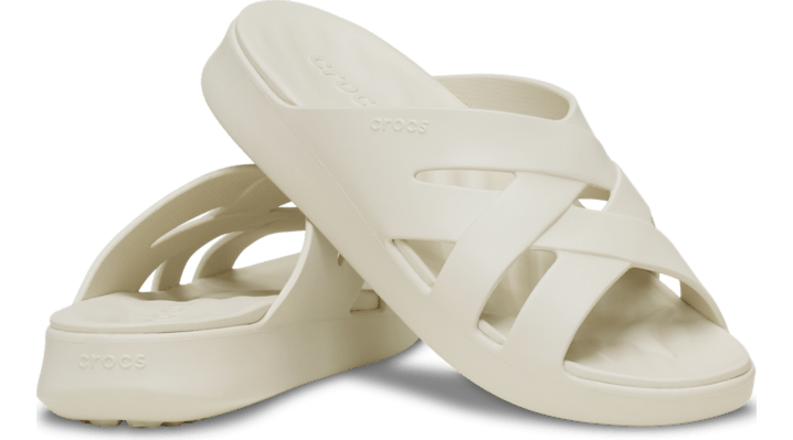 Crocs | Women | Getaway Weave | Slides | Sandstone | - 210788-0LH