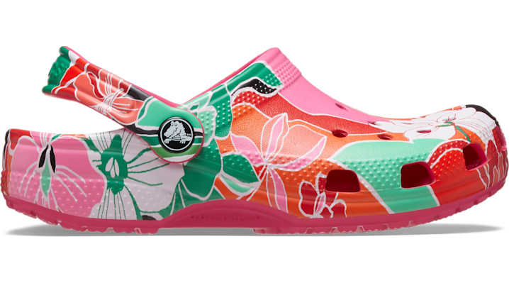 

Kids’ Classic Woodcut Floral Clog