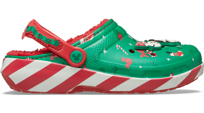 Crocs Mickey Holiday Lined Classic Clog In Multi