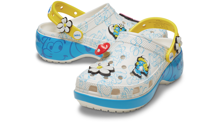 Crocs | Women | Smurfs Platform | Clogs | Multi | - 210822-90H