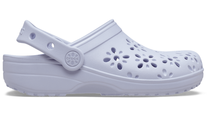 

Kids' Classic Floral Cut-Out Clog