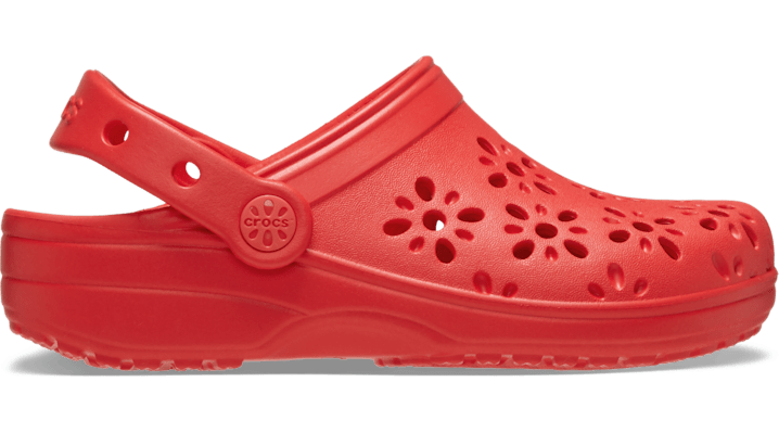 

Kids' Classic Floral Cut-Out Clog