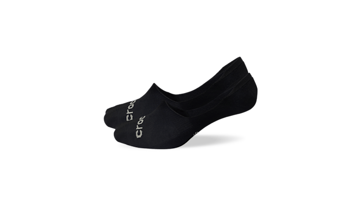 Crocs Socks Hidden Liner 3-pack In Black