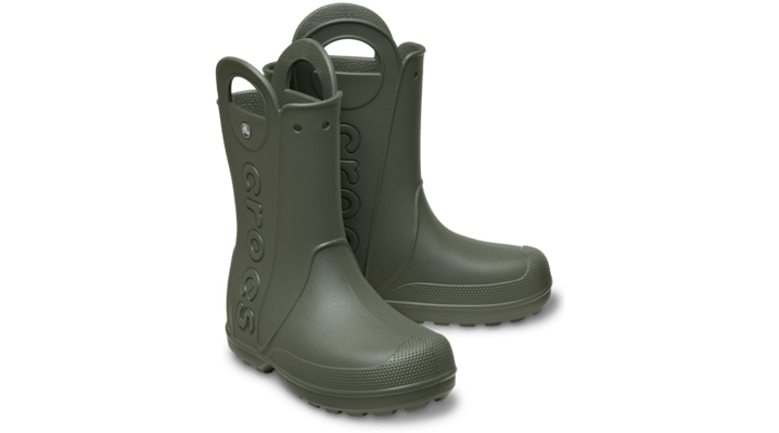 Crocs | Women | Handle It Rain Boot | Boots | Dusty Olive | - 210956-3J5