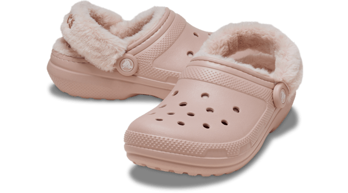 Crocs unisex Classic Fuzz Lined Clogs Pink Clay - 211043-6TY