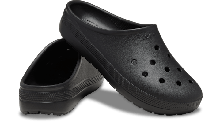 Crocs unisex Classic Low Profile Clogs Black - 211139-001