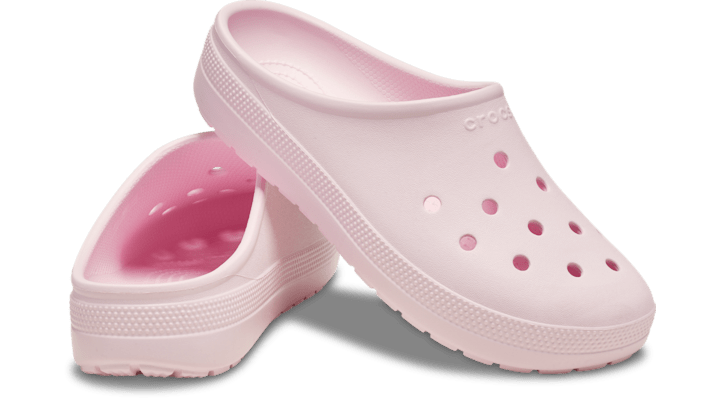 Crocs unisex Classic Low Profile Clogs Pink Milk - 211139-6ZW