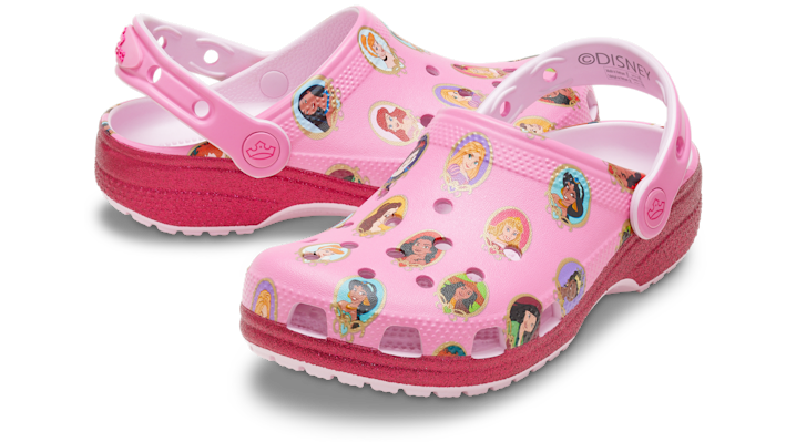 Girls Grade-School Disney Princesses Classic Clog Pink Sandals 11 Pink - 211193-90H