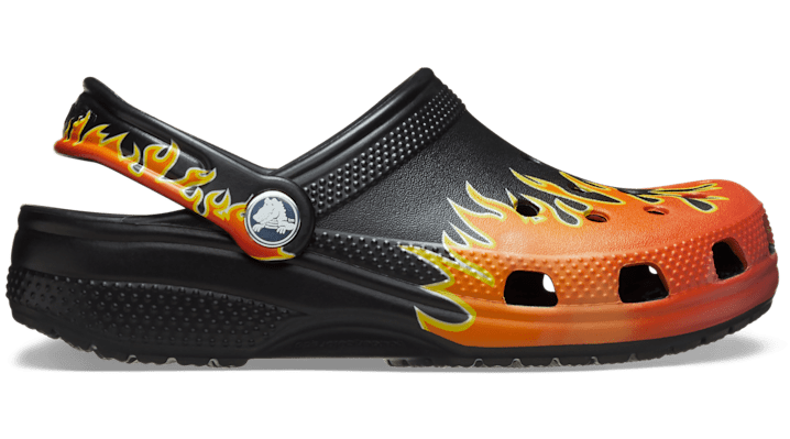 Toddler Classic Flames Sabots Enfants Black / Multi 20 - Crocs - Modalova