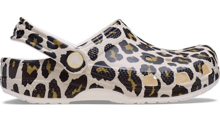 Toddler Classic Leopard Sabots Enfants Chalk 19 - Crocs - Modalova