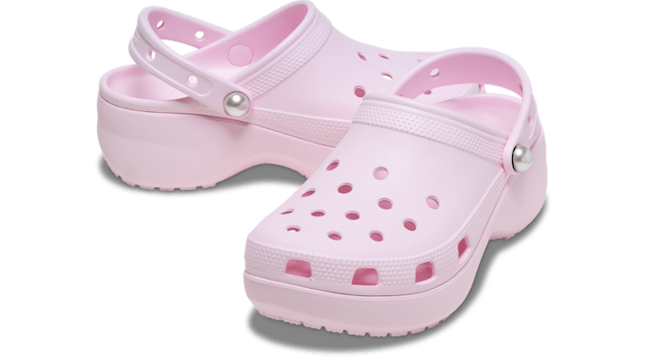 Crocs | Women | Classic Platform Pearl | Clogs | Pink Milk | - 211231-6ZW