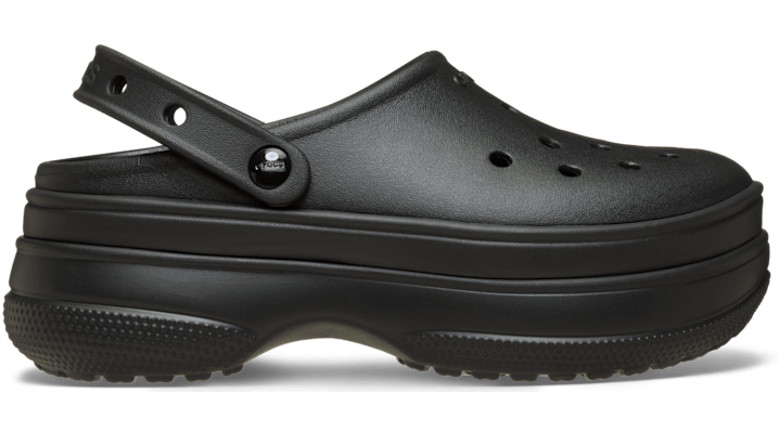 Crocs Classic Stacked Clog In Black