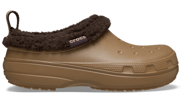 Crocs Classic Lined Shorty In Brown