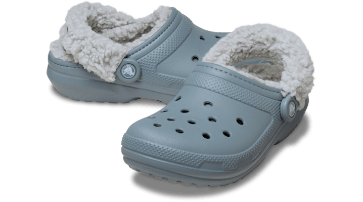 Crocs unisex Classic Fleece Lined Clogs Concrete - 211396-0Z3