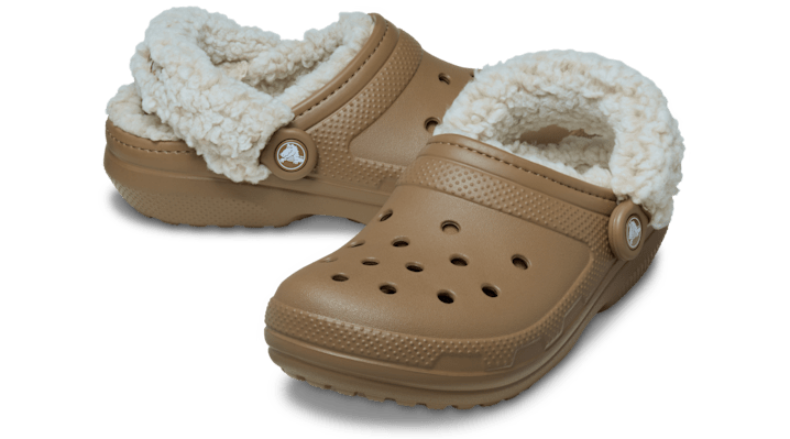 Crocs unisex Classic Fleece Lined Clogs Sepia - 211396-2EY