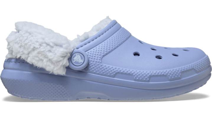 Crocs Classic Fleece Lined Clog In Blue